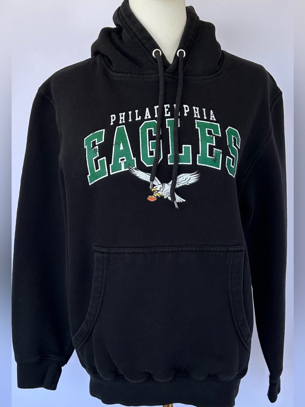 Lane Seven/Starter Unisex Philadelphia Eagles Hoodie Black Size Small